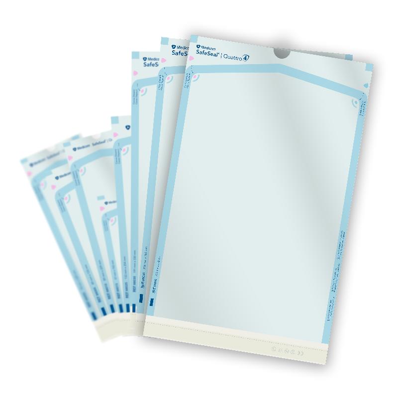 Самоклеючі пакети для стерилізації Safe Seal Quattro (89мм*133мм)